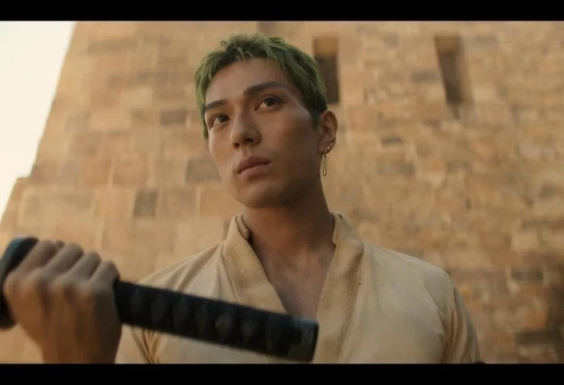 Момент из 1 серии 1 сезона сериала Ван Пис. Большой куш